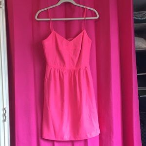 J. Crew Dresses - Hot Pink JCrew Dress J. Crew Dresses - Hot Pink JCrew Dress